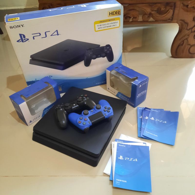 Jual PlayStation 4 Slim 1TB PS4 Fullset Original Mulus FREE 100 GAMES ...