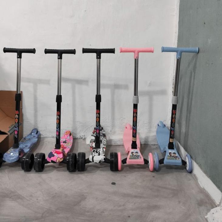 Terkini Skuter anak roda 3 otopet kickboard / Scooter anak anak