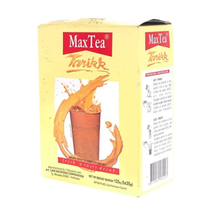 

Maxtea Tarikk 5 X 25 Gr