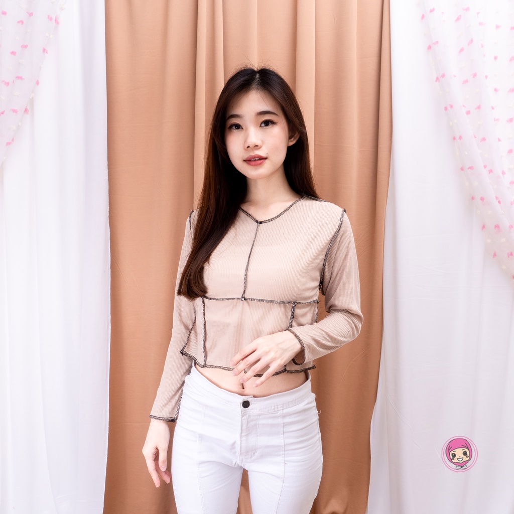 Marie Top Blouse Wanita | Oversize Wanita RIB-COKSU