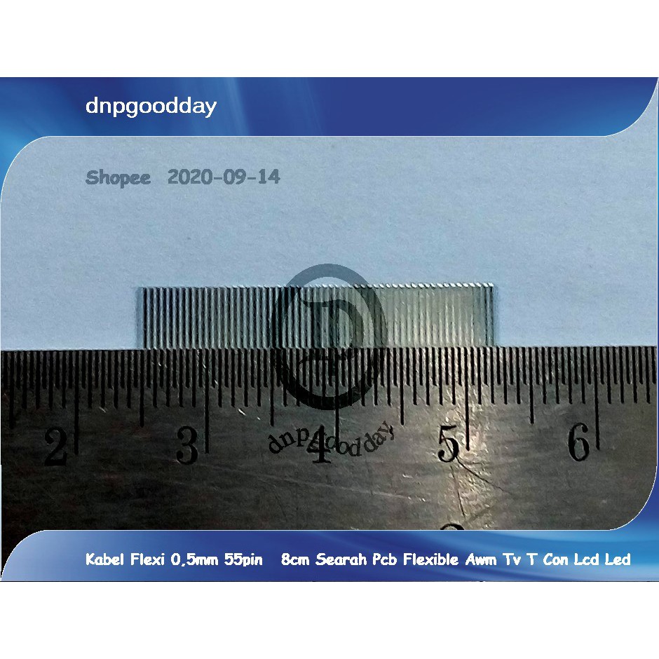 Kabel Flexi 0,5mm 55pin   8cm Searah Pcb Flexible Awm Tv T Con Lcd Led
