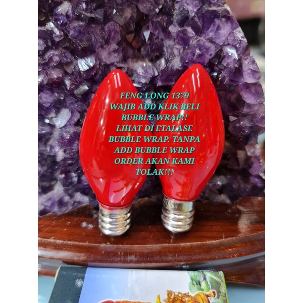 Bohlam Lampu Sembahyang KTY LED Merah Kecil