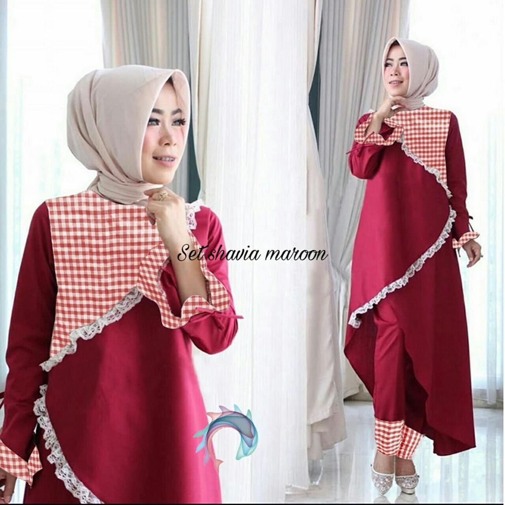 SET SHAVIA 4Warna