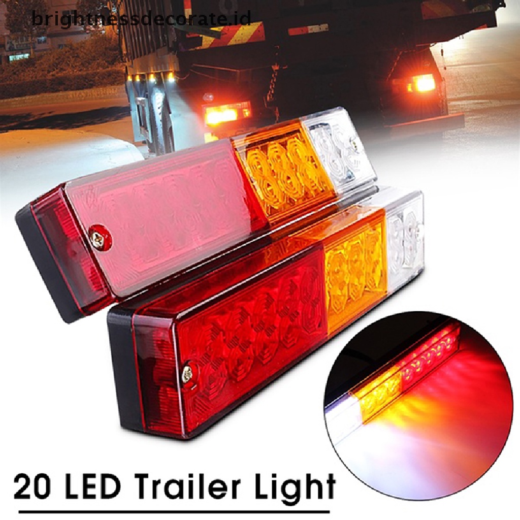 Lampu Indikator Rem Belakang 20 LED Untuk Mobil Truk Trailer