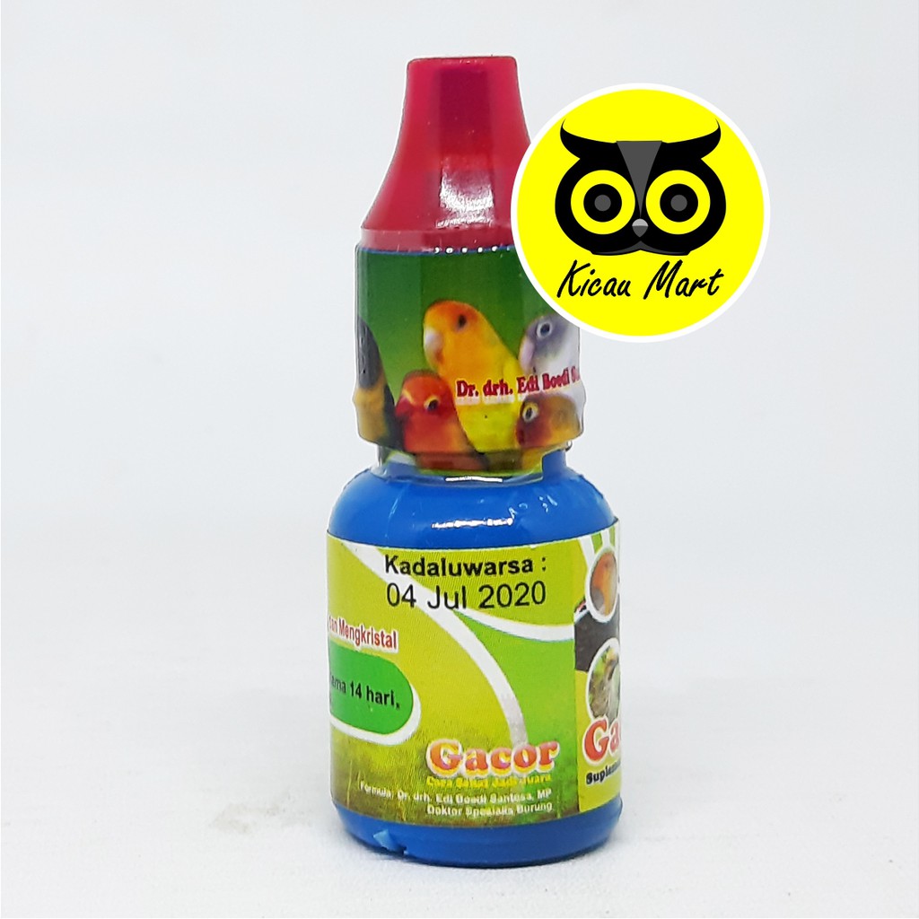 VITAMIN OBAT BURUNG MURAI KENARI KACER MACET BUNYI GACOR MINI DR. EDHI 10 ML PENAMBAH POWER VGAMIKS