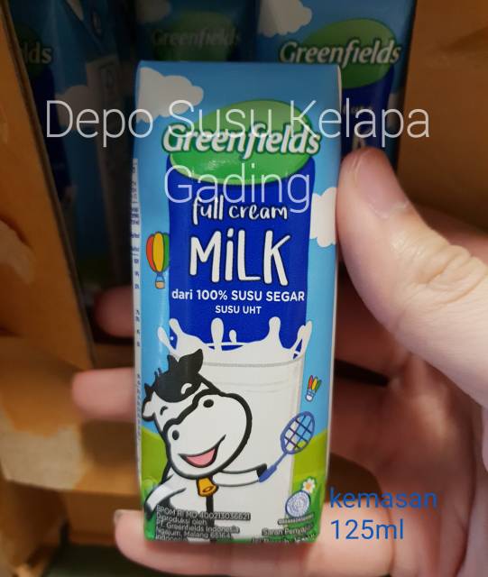 Susu Greenfields UHT 125 ml Full Cream Coklat Strawberry Milk | Greenfield 125ml Choco Malt Fresh 105ml 105