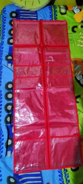 Cover Rak Jilbab Polos Jumbo/Cover Rak Jilbab Gantung Jumbo