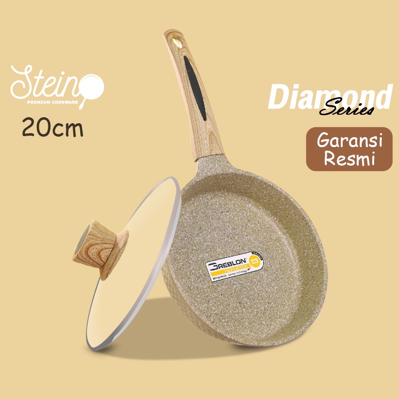 Steincookware Frypan Diamond Stein 20 cm