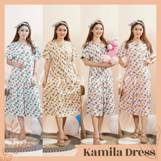 DASTER BUSUI | DASTER KAOS | DASTER MURAH | Kamila by ghiina fashion | Daster kamila