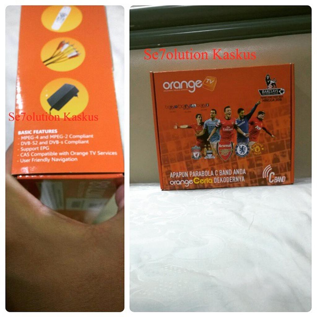 Receiver Dekoder Orange TV C Band (Tahan Hujan)