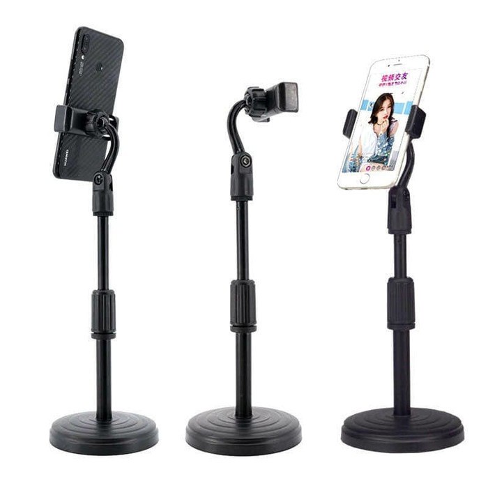 MICROPHONE STANDS LIVE BRODCAST UNIVERSAL ALL TIPE HP FOR ZOOM MEETING (VC)