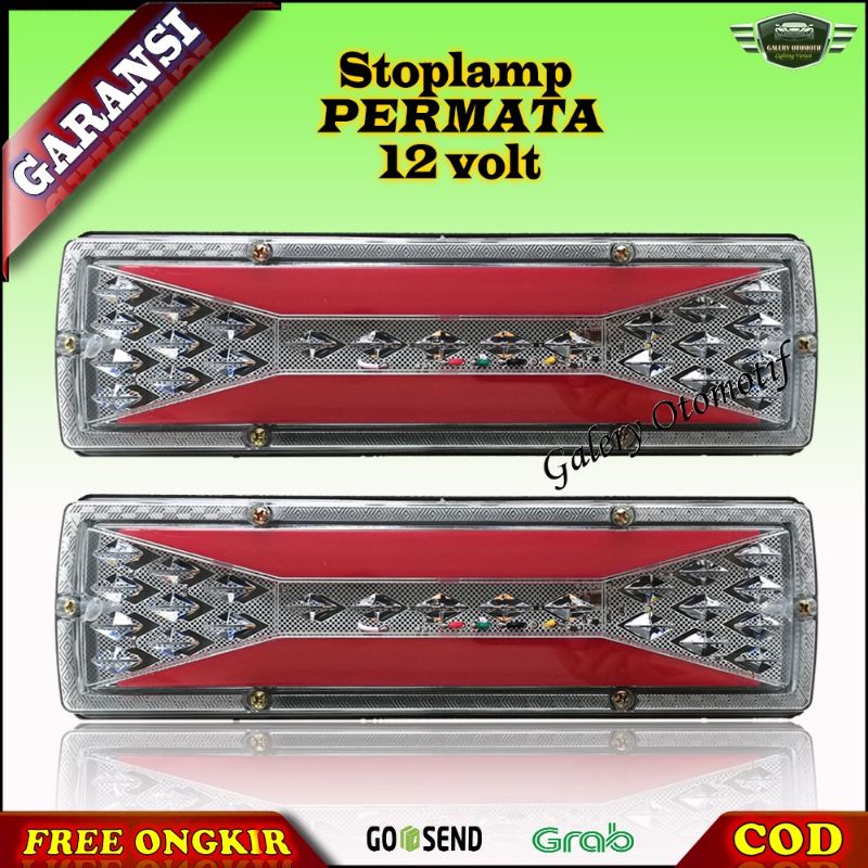 Lampu Stop lamp Stoplamp Rem Belakang Led Diamond Mobil Pickup  L300 New Carry katana Panther 12 Vol