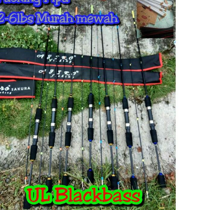 Reády.stok● (COD)Termurah Joran Ultra Light Black Bass New Hot 180cm ❝mäkäsì☑❞