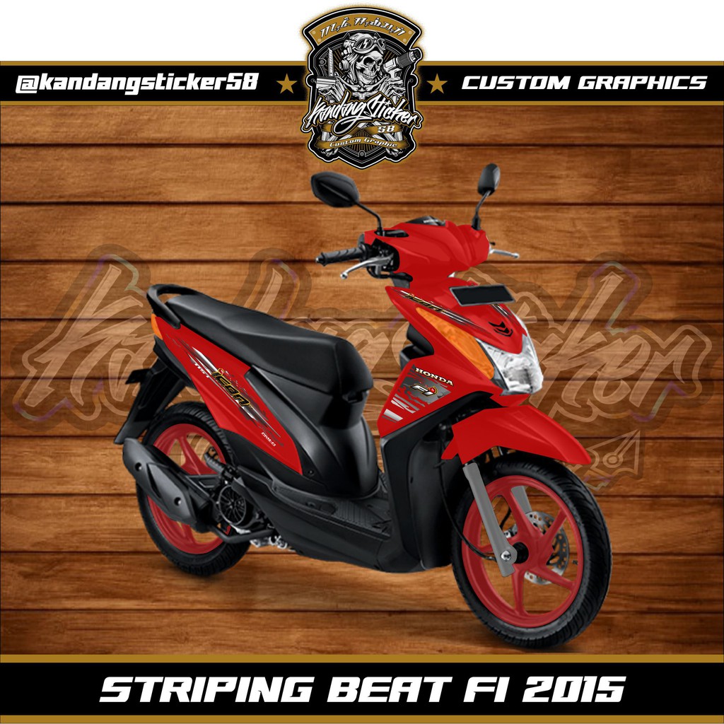 Striping Custom BEat FI 2013 Thailand Thailooks Mothai Lookstyle Babylooks Shopee Indonesia
