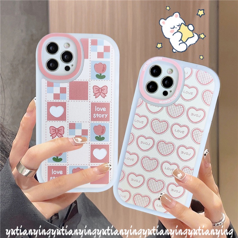 Soft Case Motif Hati Bunga Pink Untuk Oppo A5s A57 2022 A7 A12 A3s A15 A15S A5 2020 A9 2020 A32 A33 2020 A53 2020 A12E A11k A35 A11k