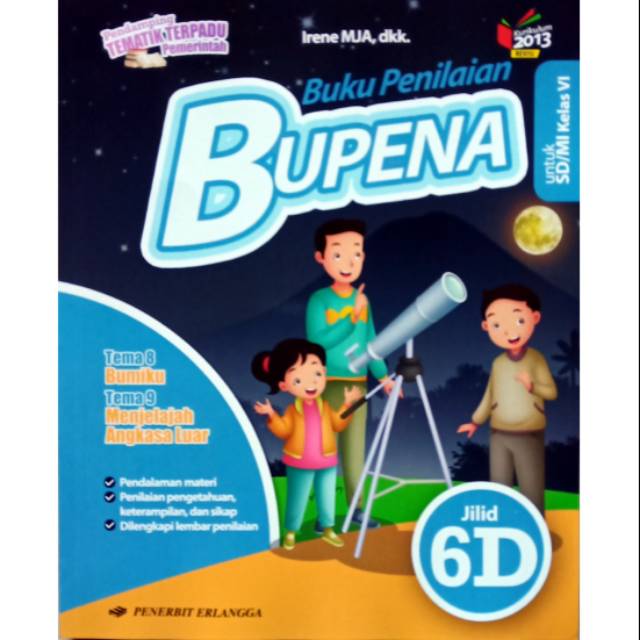 Bupena Buku Penilaian Jilid 6d Kelas 6 Sd Kurilulum 2013 Revisi Erlangga Shopee Indonesia