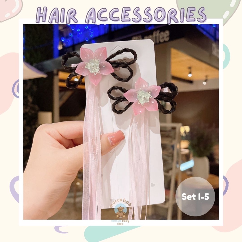 MBSS - JEPIT HUANZOU Set Jepit Korea Jepit Rambut Hair Clip Anak Perempuan