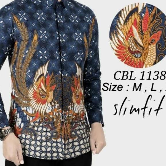 Telah Hadir.. Baju Batik Pria Lengan Panjang Slim Fit Colin Dion