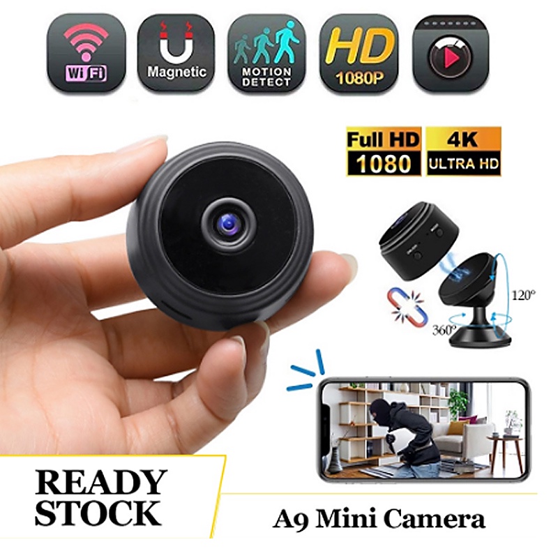 Wireless A9 Mini Camera Wifi Hd 1080P Micro Kamera Kecil Smart Ip Kamera Cctv Spy Camera Kamera pengintai