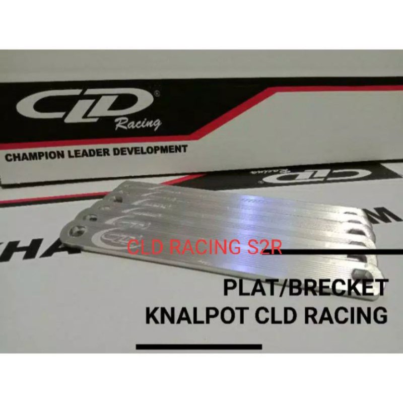 PLAT/BRECKET KNALPOT CLD RACING 19CM ORIGINAL