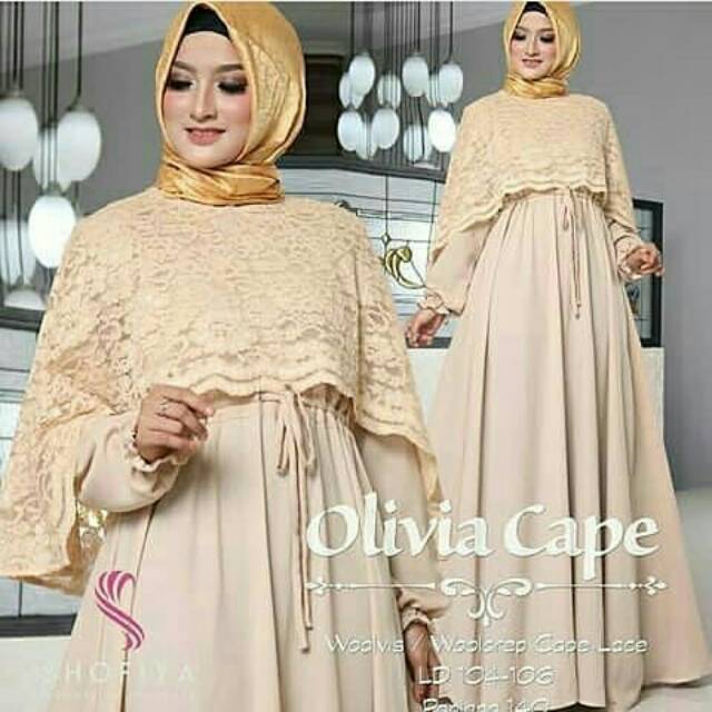 GAMIS SYARI AMANDA Full Maxmara Busui Khimar Fit XL LD 104 PJ 140 Murah Wanita Laris Muslim Gamis