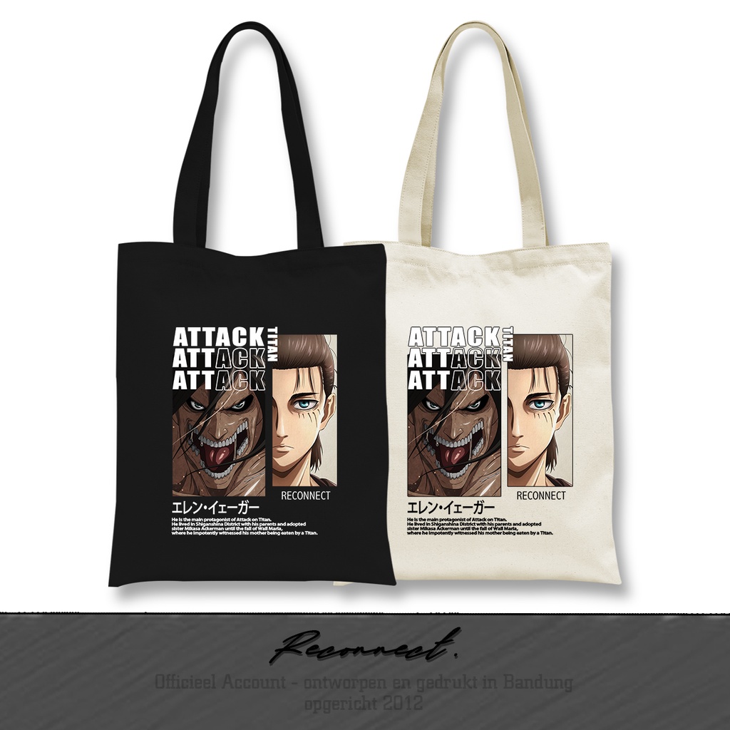 Reconnect TOTEBAG Eren Aot - Gratis Tambah Nama