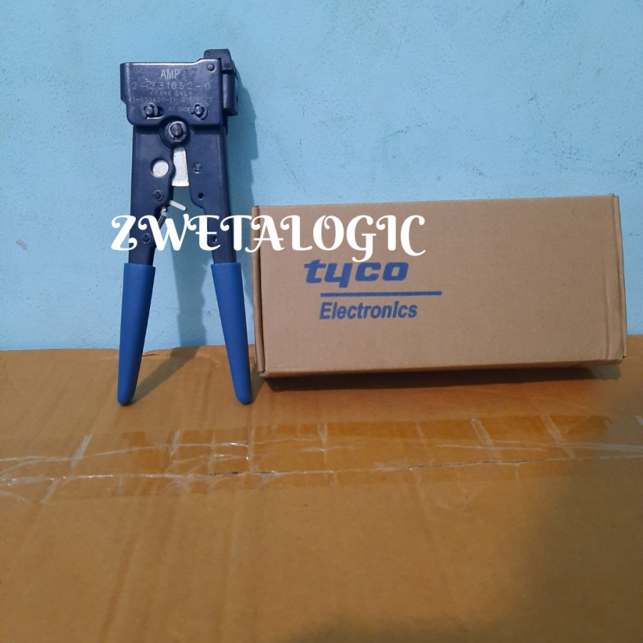 Crimping Tool Tang Tyco AMP Modular Plug RJ45 Tang Tangan