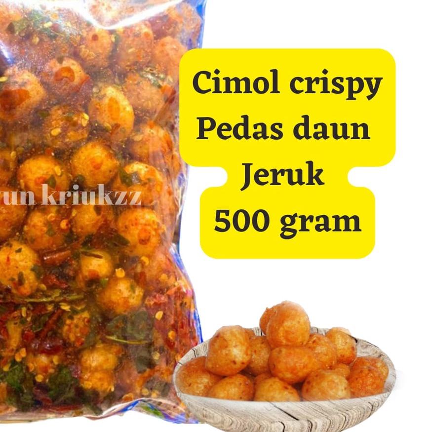 

Ready Stock cimol pedas daun jeruk 500 gram DFY!