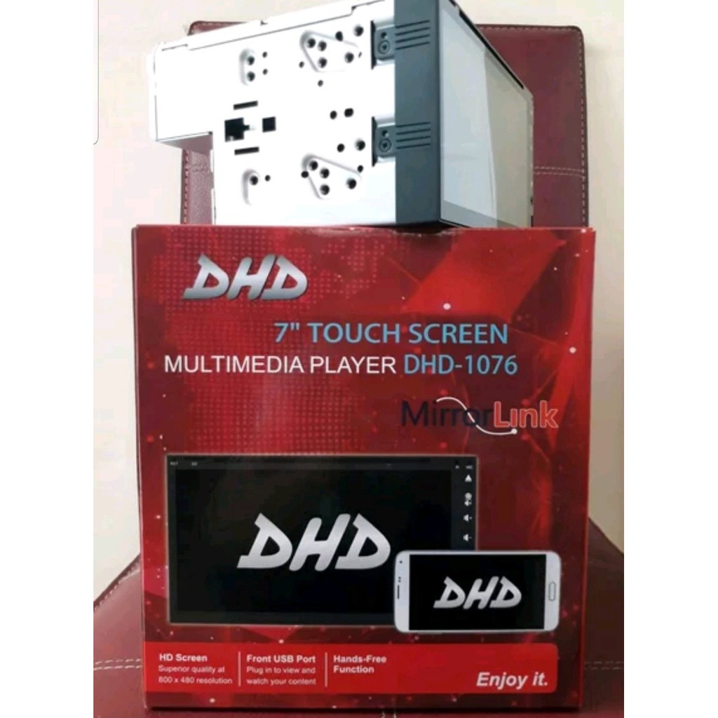 Tv Mobil Doubledin 7 inch Mirrorlink DVD DHD 9818 MP3 Bluetooth Full Touchscreen Headunit Double