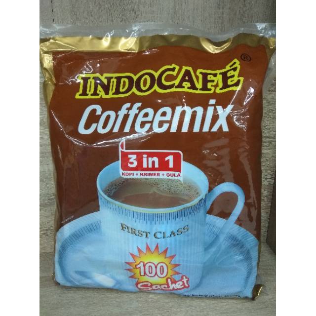 Indocafe Coffeemix 3 in 1 [100 sachet / 20 gr]