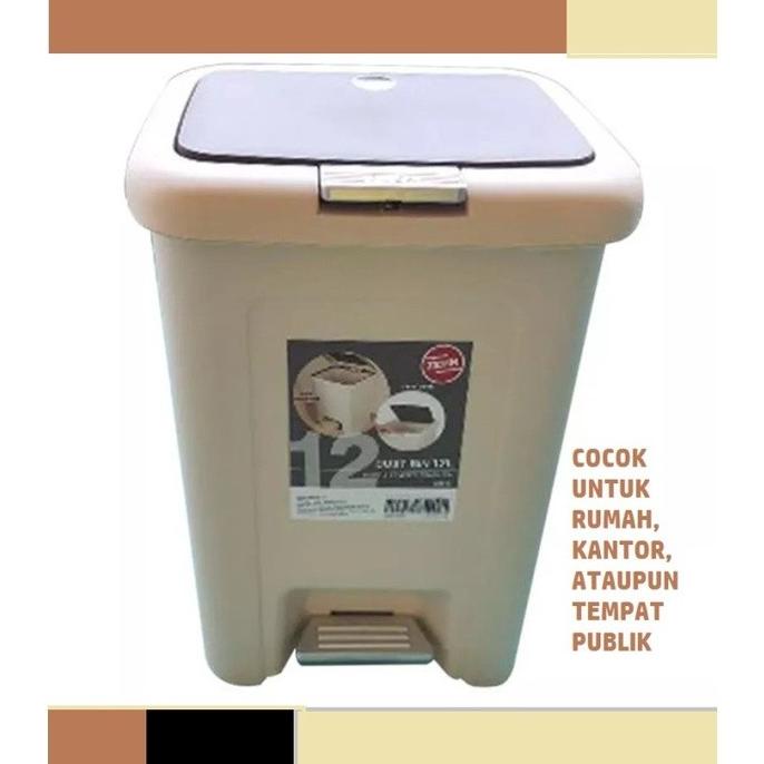 NEW PEDAL BIN 12 L DUST BIN ZEHN TEMPAT SAMPAH PEDAL KAKI MODERN SSD3561DF