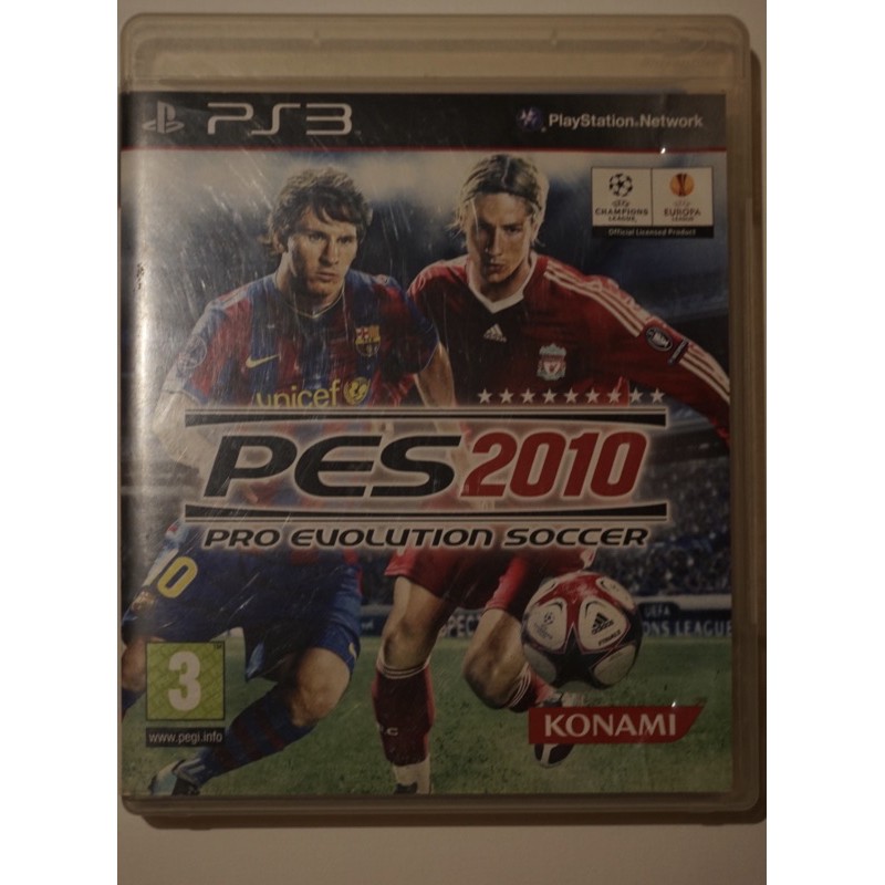 PES 2010 PS3 DISC/KASET SECOND BLURAY ORI