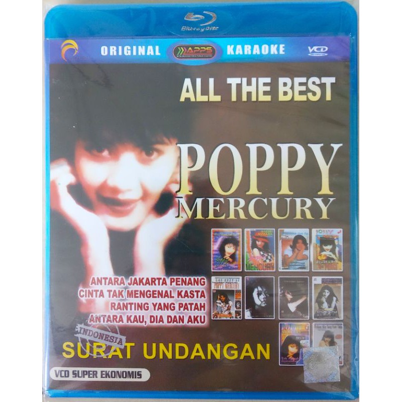 poppy mercury vcd Original karaoke album all the best