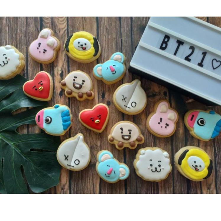 

NQFR BTS cookies - BT21 kukis-Fancy cookies 155HWZJ