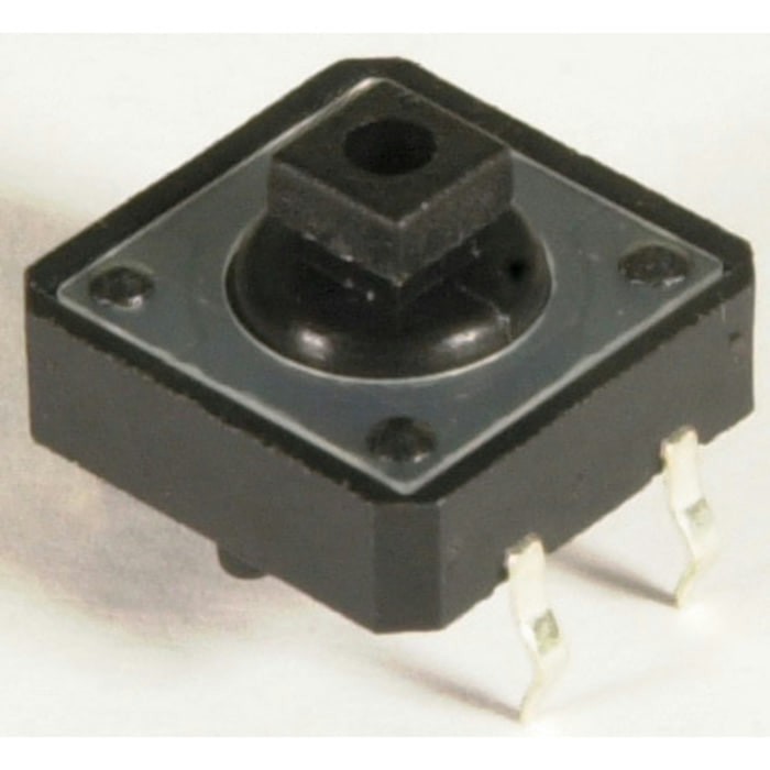 Tactile Switch 12mm x 12mm x 4mm 4 Kaki Omron Model