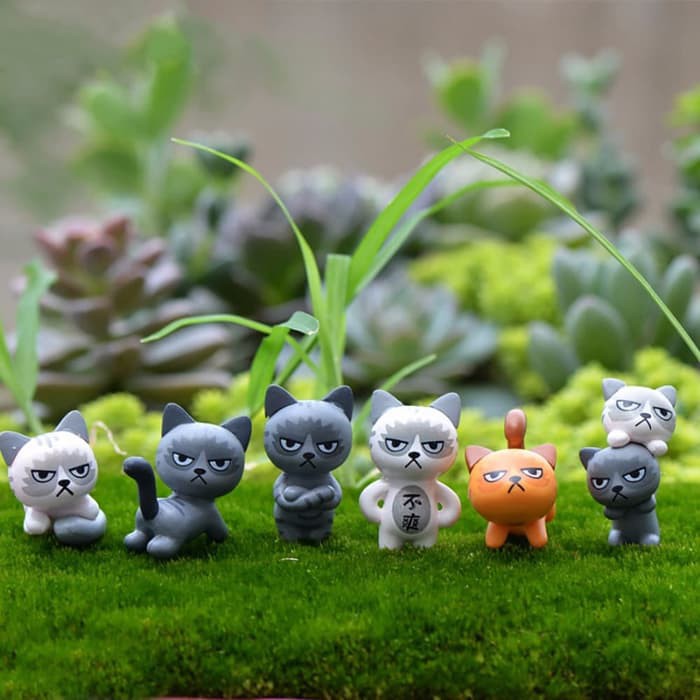 Miniatures - Cartoon Cats (6pcs)