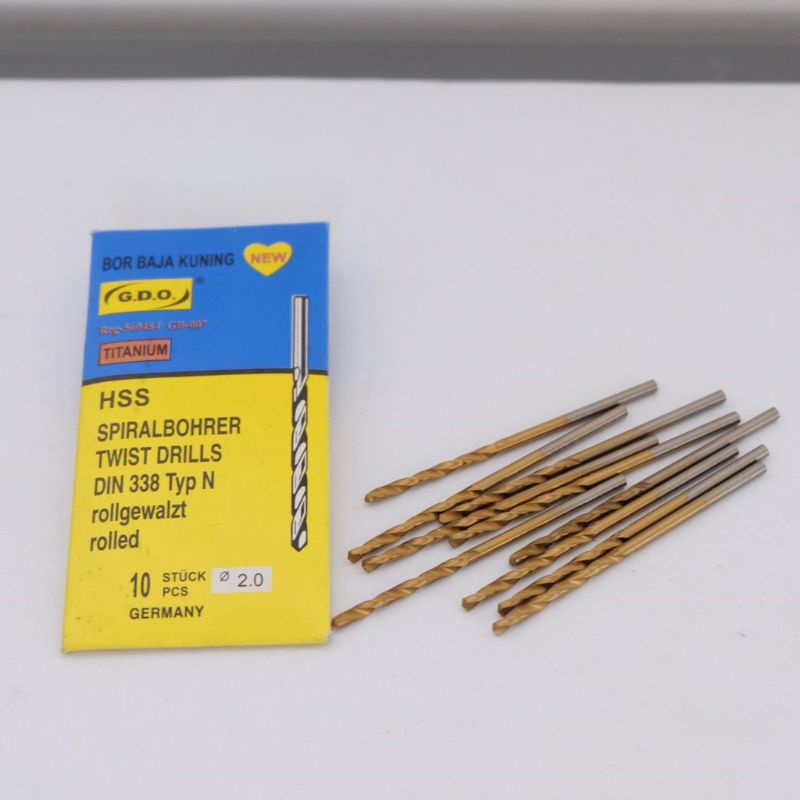 Mata Bor Besi Baja Kuningan