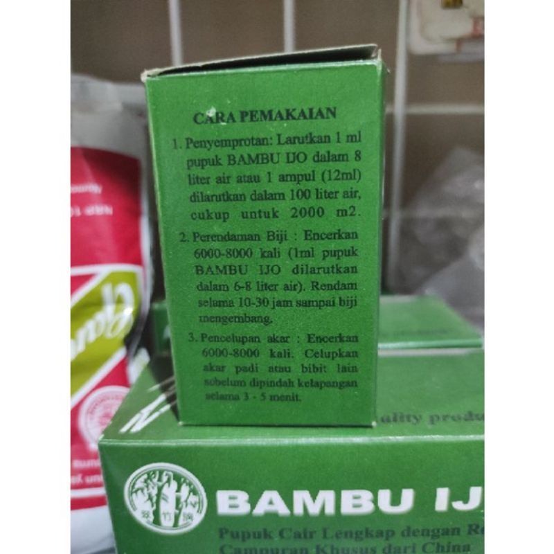 Pupuk bambu ijo_pupuk cair dgn ZPT (zat pengatur tumbuh) 12 ml_bambu ijo_zpt