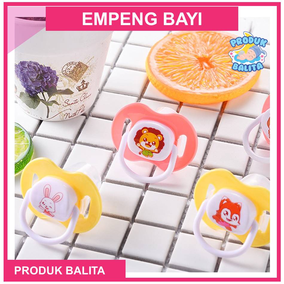Empeng  Dot Bayi Biasa Pacifier Baby Soother - Kompeng Bayi Food Grade Dot Bayi Datar Dot Bayi Bulat  Baby