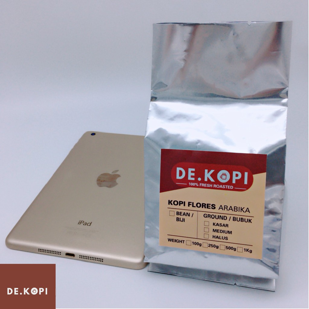 

Kopi Bubuk Arabika Flores 250 Gram Fresh Roasted De.kopi Wangi Semerbak Jamin Bermutu Kopi Kwalitas