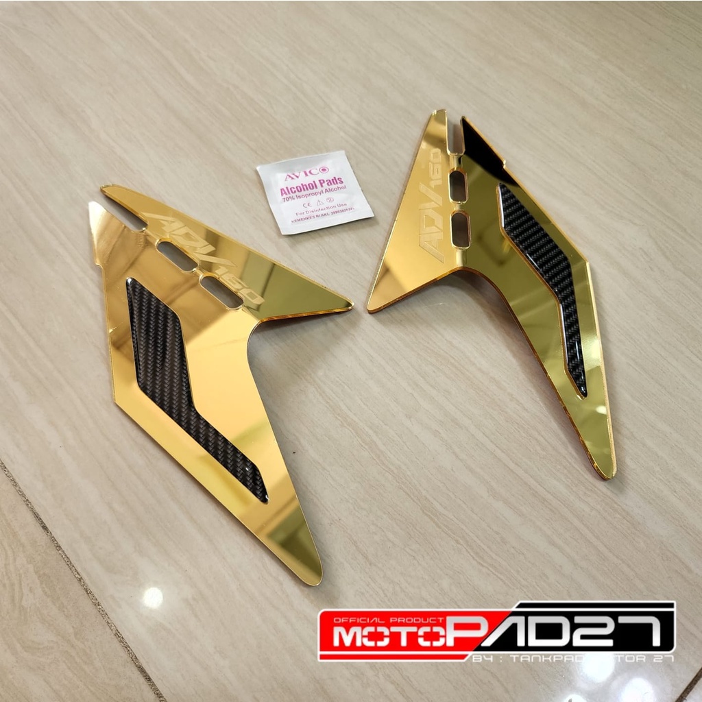 motopad27 garnish footstep honda adv 160 akrilik