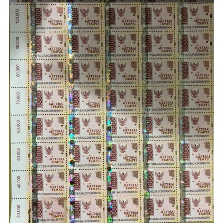 

Materai 10000