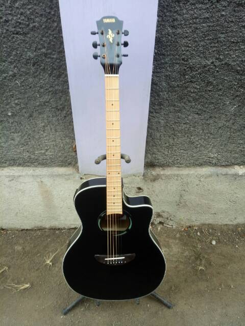 GITAR AKUSTIK ELEKTRIK yamaha apx50011 copy dobel run tanam besi import