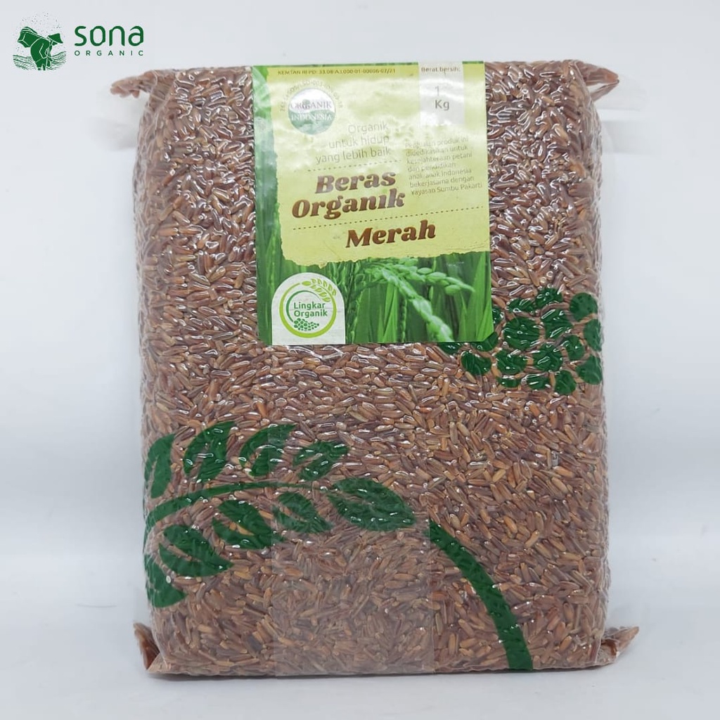 

Beras Merah Organik 1kg - Lingkar Organik