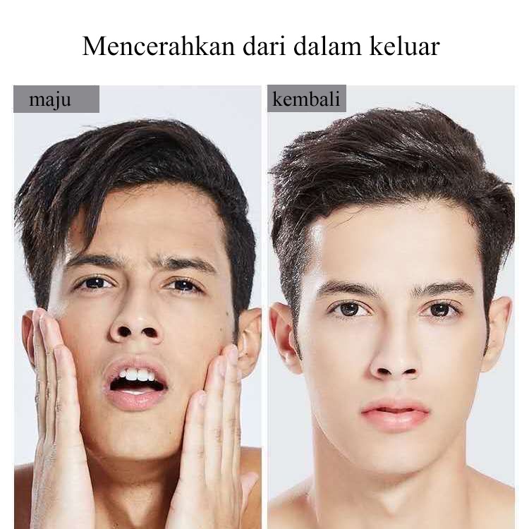 pemutih wajah pria 50ml pelembab wajah pria Perawatan Wajah yang Meminimalkan Pori-pori Emolien Repair / Moisturize / 100% Ori