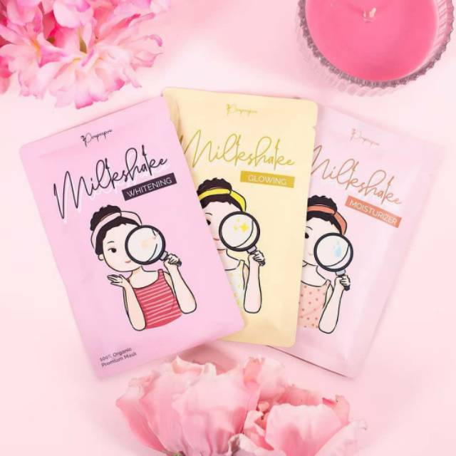Masker Milkshake Premium Poupeepou 25gr