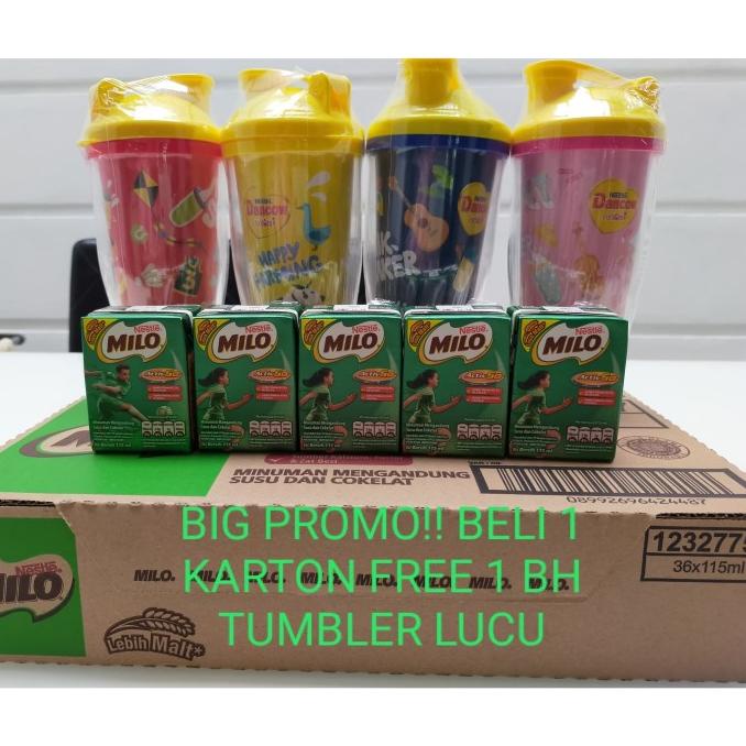 

BAYAR DITEMPAT Milo Uht 115 ml 1 karton isi 36 Beli 2cs dapat free gift