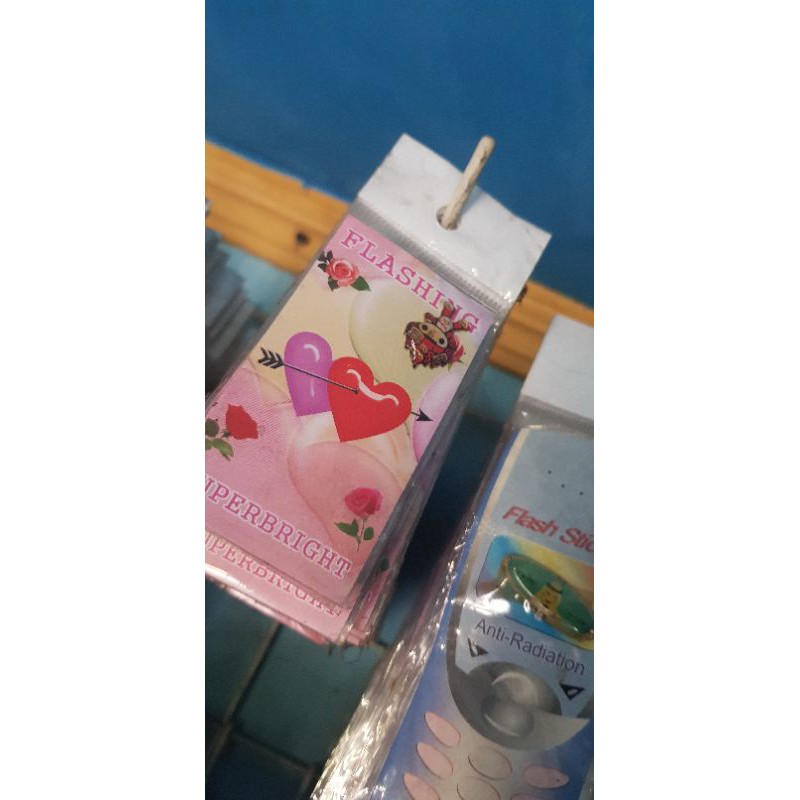 stiker sinyal lampu kerlap kerlip hp jadul kenangan dan hp android
