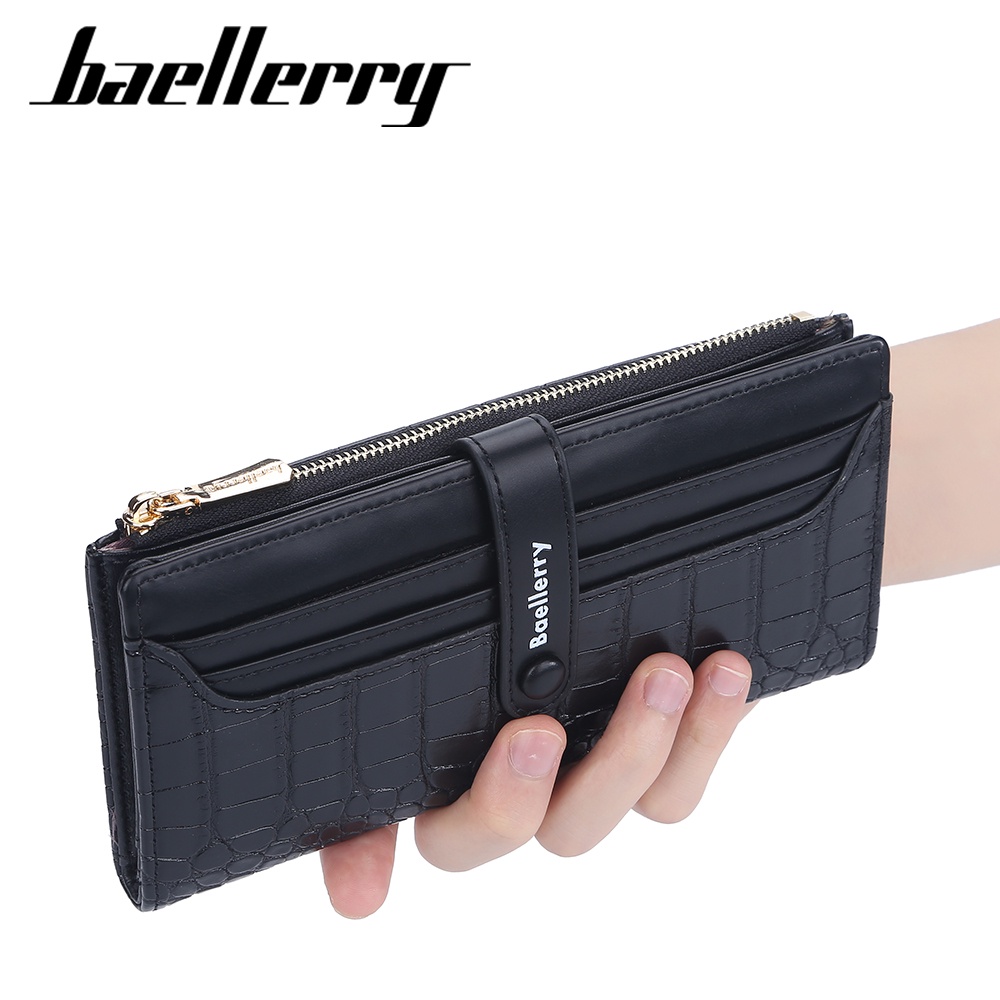 BAELLERRY N2369 Dompet Wanita Panjang Bahan Kulit PU Leather Premium WATCHKITE WKOS