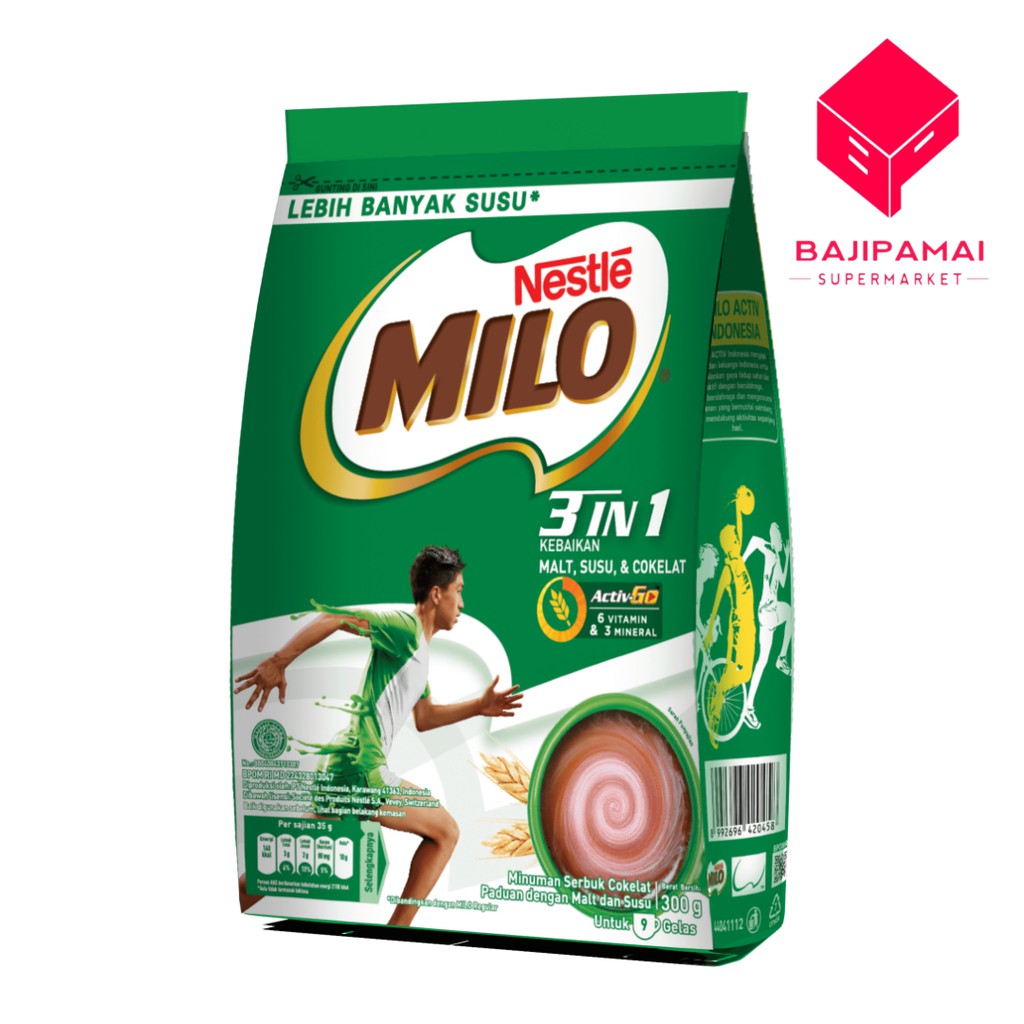 

MILO 3in1 Pouch 300 gr